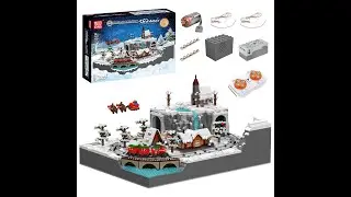 Mould King 12029 Merry Christmas Train Wonderland