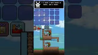 Building my first house in terraria! #deltarune #terraria #terrariabeginner #terrariabuild
