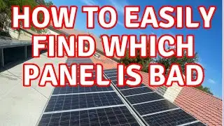 Easily find a bad solar panel in an array.  Locate the exact problem panel in just a few minutes .