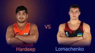 HARDEEP HARDEEP (IND) - ANATOLII NOVACHENKO (UKR) U17 WORLD CHAMPIONSHIP, 1/4 FINAL. GR 110 KG,