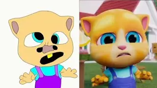 Laugh with My Talking Tom _ Crazy Fails Funny drawing meme