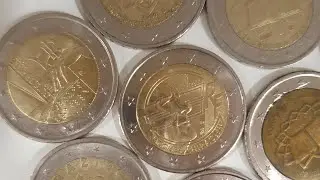 2 Euro Super Ultra Rare Collections #youtube rare euro coins