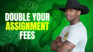 HOW CAN YOU DOUBLE YOUR ASSIGNMENT FEES BY LETTING THE LEAD CHASE YOU