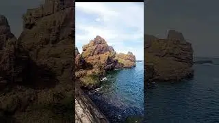 Exploring Dunbar Harbour Scotland UK 🧿 #travelbrewing