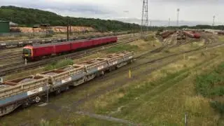 DB Cargo 60063 & Caledonian 67010 shunting in Tyne Yard 11th August 2016