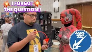 ASKING STAR WARS CONTENT CREATORS random star wars questions at Rebel scum con 2025