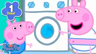 ✨Peppa Gris tvättproblem! | Greta Gris | Tecknade Filmer För Barn