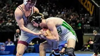 David Gleason State Title Match #2- Ends Senior Year 46-0 with 42 bonus points wins and 28 pins!