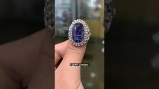 Sapphire Gemstone And Around By Ruby Gemstone | #Sapphire #Ruby #Gemstone