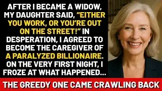 After I became a widow, my daughter said, “Either you work, or you’re out on the street!”
