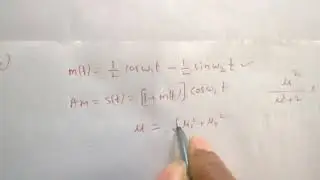 ISRO Previous Year | 2017 MAY | ECE PAPER Solution Regarding Dual tone AM modulation