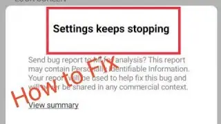 settings keeps stopping redmi note 5, 6, 7 pro | settings has stopped mi