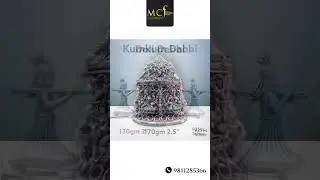 Pure Silver God Idol (Parasnath Bhagwan Mandir, 24 tirthankar mandir, Kumkum Dabbi & Doli Dabbi)