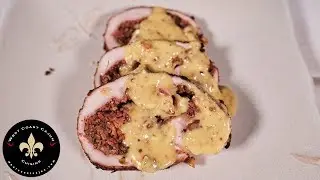Stuffed Pork Tenderloin Recipes  With a Bacon Mustard Sauce