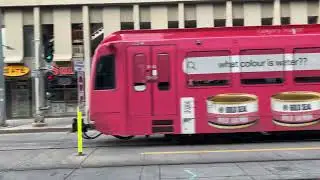 October 20, 2023: SD160NG Passes 9th Street In Downtown Calgary