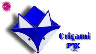 How to make Simple Origami Bookmark Fox | Paper Crafts Tutorial | DIY Crafts | Origami Kids Crafts
