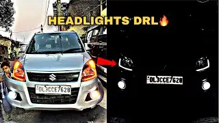 WAGONR MAI DRL LGWA DI OR HEADLIGHTS BLACK KRADI🔥