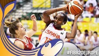 Spain v Russia - Full Game - Semi-Finals - FIBA U20 Women's European Championship 2017