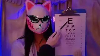 ASMR examen de NERVIOS CRANEALES ~Soft Spoken~ ❤️Doctora Bita❤️