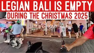 It’s shocked, Legian so empty during the Christmas 2025