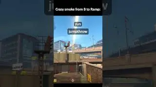The UPDATED Molly for B-Short on Overpass! 🤯😯 #cs2 #counterstrike2