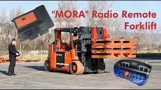 MORA Radio Remote Controlled Forklift with Scanreco G2B and Faber Com STU PWMi Card