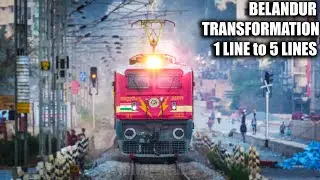 Route Diverted Karnataka Kerala AC Express | Bengaluru Hosur Doubling Update at Belandur Road