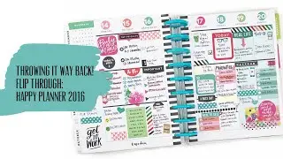 Throwback Thursday: 2016 Happy Planner Flip Through