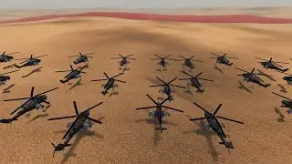 50 Attack Helicopters VS 200,000 Archers | Ultimate Epic Battle Simulator 2 - UEBS 2
