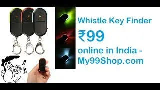 Whistle Activated Key Finder for Rs 99 online in India - My99Shop.com
