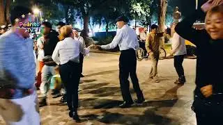 Baile en La Alameda Central Ciudad de M&eacute;xico Fuente de la Primavera.
