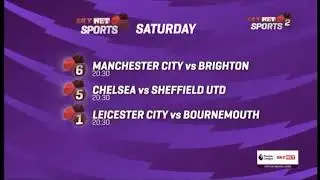 Skynet Sports - EPL Saturday Schedule (31.08.2019)