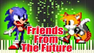 Friends From The Future FNF Ordinary Sonic vs Tails MIDI (Auditory Illusion) | Piano sound