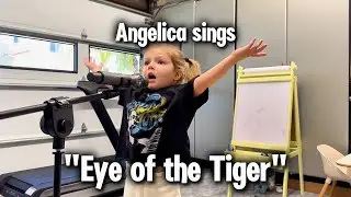 3-Year-Old Angelica Nero Sings - “Eye of the Tiger