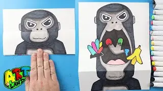 How to Draw a Gorilla Tag Surprise Fold
