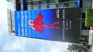 Kylie Minogue Tension Tour BIllboard Sunset Blvd Los Angeles California May 2, 2025 Concert Tonight