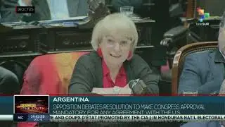 Аргентина | Оппозиция обсуждает одобрение Конгрессом соглашений с США