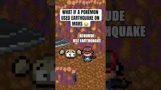 What if a Pok&eacute;mon used earthquake on mars 😂 #pokemon #shorts