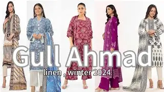 Gull Ahmad linen 2_piece 3_piece unstitched winter2024#wintercollection2024 #gullahmad #linendresses