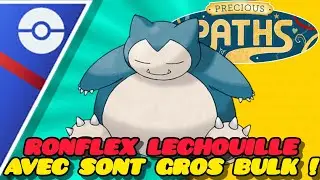 RONFLEX SURPUISSANCE , UN MONSTRE DE POINTS DE VIE EN LIGUE SUPER !! Pvp pokemon go 