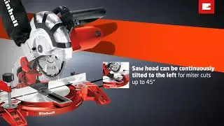 Using the Einhell TC-MS 2112 Mitre Saw 210mm diameter 230 volt 1400 watts