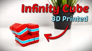 3D Printed Infinity Cube 📦 - fidget for idle hands #shorts