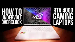 Undervolting and Overclocking Guide for RTX 4000 Gaming Laptops! Better Temps, Fan Noise, and Perf