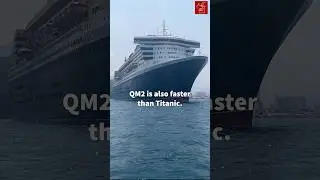 Queen Mary 2 is MUCH faster than Titanic - find out how fast? #shorts