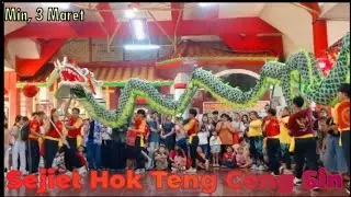 Penampilan Liong Benteng Boen Tek Bio acara Sejiet Hok Tek Ceng Sin di Vihara Boen San Bio |STNHB