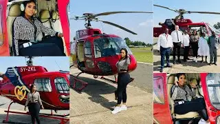 OMG MY FIRST TIME ON A CHOPPER😪😭🙏|SEE WHAT HAPPENED😱🏃🏻‍♀️|TEAM MOZZART VISITED YAMBILA SCHOOL 🙏❤️