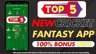 Top 5 new fantasy cricket app 100 bonus use today | Best Fantasy app | New fantasy app of 2025 |