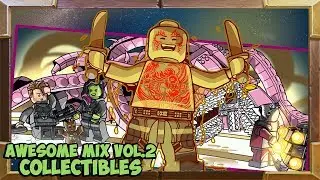 LEGO Marvel Super Heroes 2 DLC - Awesome Mix Vol. 2 100% Guide (All Collectibles)