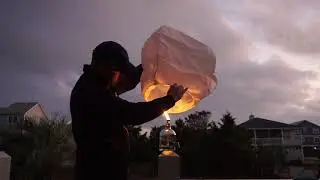 Light and release of Chinese lantern from Happy Place Products