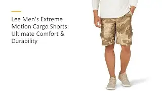Lee Men's Extreme Motion Cargo Shorts: Ultimate Comfort & Durability